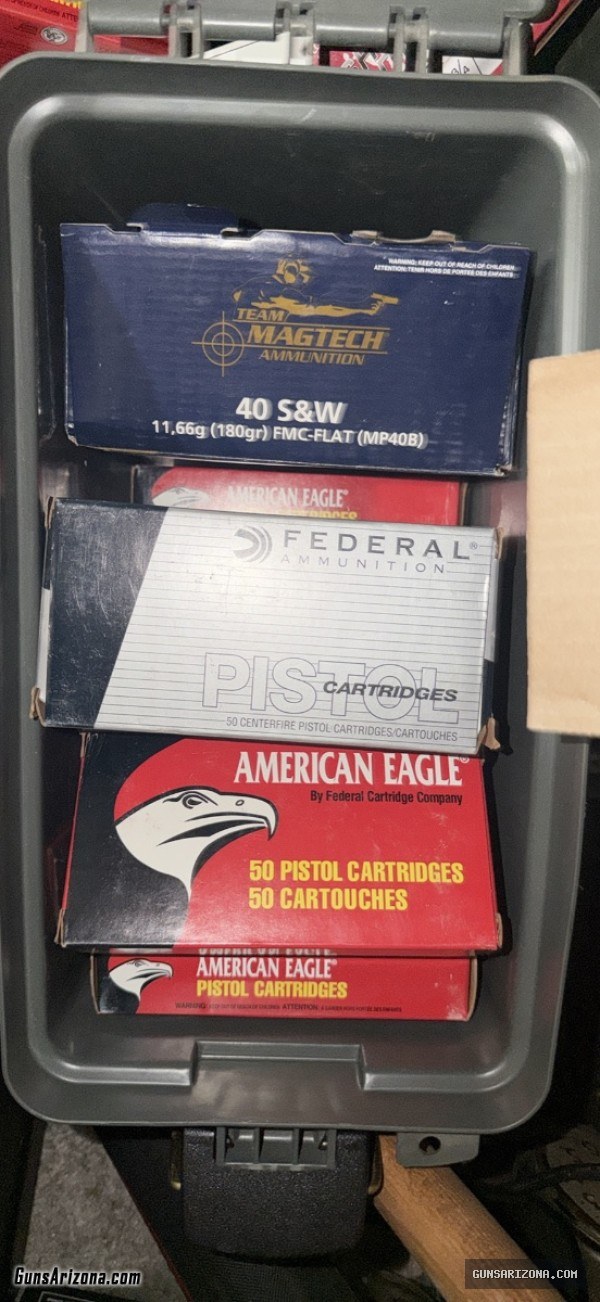 850 rds 40 S&W ammo