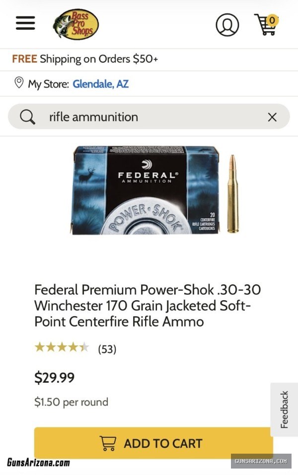Federal 30-30 Ammo