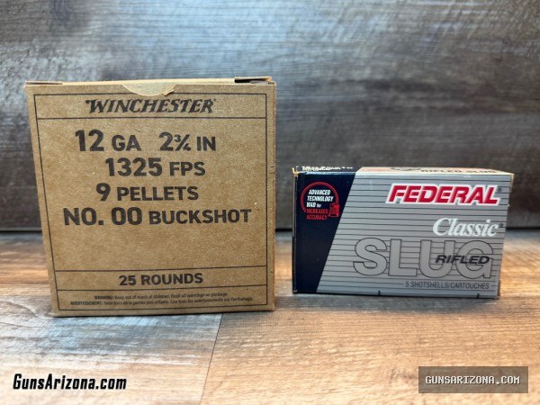 Personal Defense 12GA Slugs & MIL-Grade 00 buck
