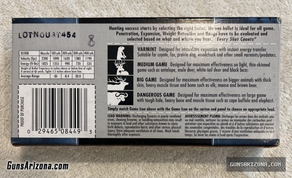 Federal 30-30 Ammo