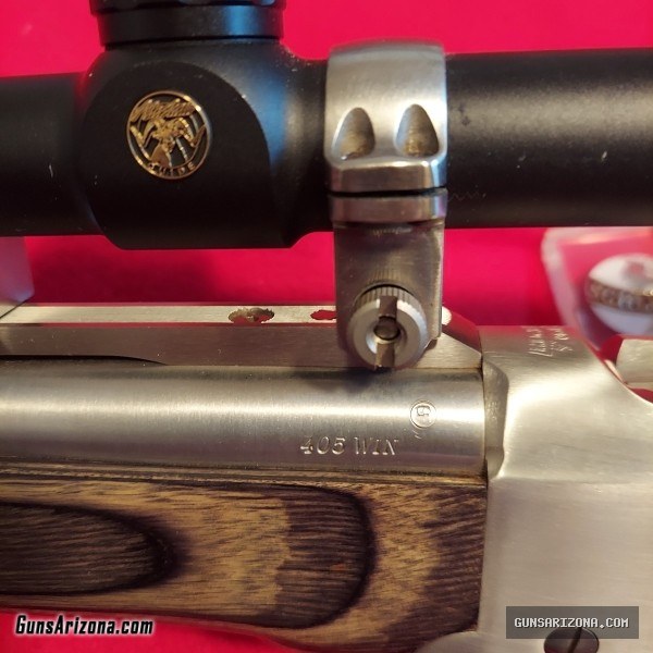 Ruger #1 .405 Winchester stainless/laminate