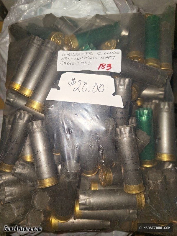 183 WINCHESTER 12 GAUGE EMPTY CARTRIDGES