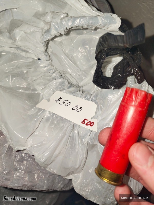500 EMPTY 12 GAUGE SHOTGUN CARTRIDGES (MIXED)