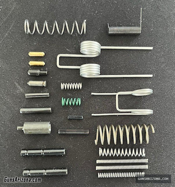 AFMC AR15/M16/M4 UPPER-LOWER RECEIVER SPRING / PIN KIT / LOT OF 5 SETS / NEW