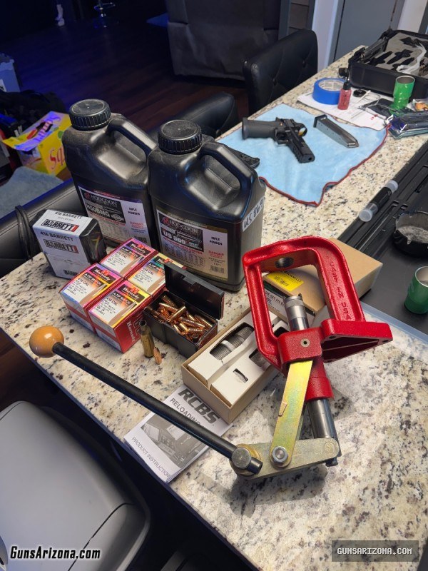 416 Barrett reloading hornady bullets, dies and Hodgdon in powder