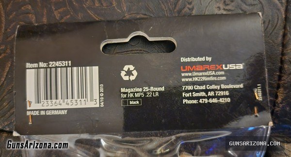 HK MP5 .22LR 25-Round Magazine