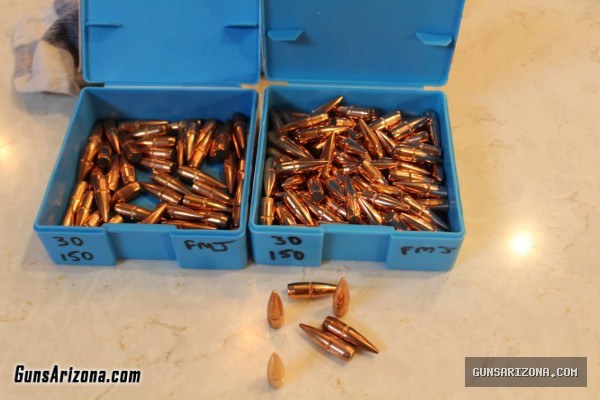 30 cal 150gr FMJ bullets