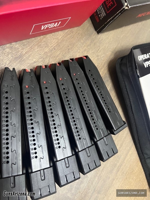 Heckler & Koch VP9A1 F w/ optic and 6 mags
