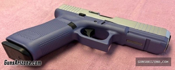Glock 17 Gen5 Two-Tone Purple/"Satin Aluminum" 9x19 Semi-Auto Pistol