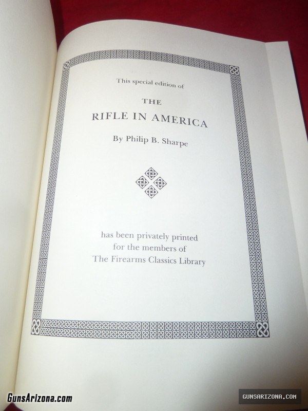BOOKS; COLT ENGRAVING VOLS 1&2, RIFLE IN AMERICA / SHARPE