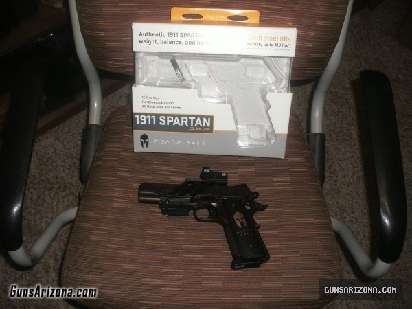 SIG SAUER SPARTAN 1911 BB GUN, 5 – 16 ROUND MAGS. Can include some BBs and CO2 near Gilbert,