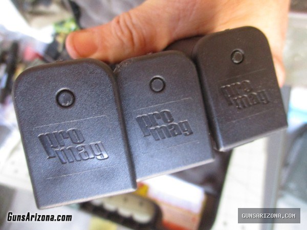 38 Super Auto Ammo, 190 factory rounds & GLOCK 9mm Magazines