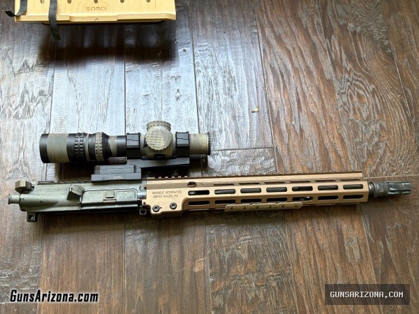 BUNDLE OR INDIVIDUAL. Geissele URGI Upper 14.5 w/ Nightforce ATACR 1-8