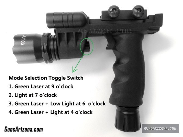 HG03 Vertical Grip + Flashlight/Laser Combo