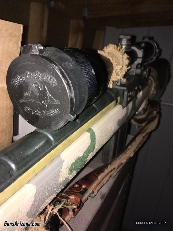 Springfield M1a Counter Sniper Dual Lug Receiver McMillan Stock HBAR 22