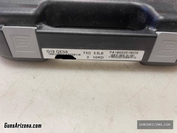 Glock 19 Gen 5 MOS