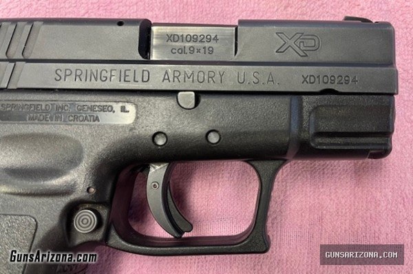 Springfield XD-9 Sub-Compact 9x19 Semi-Auto Pistol
