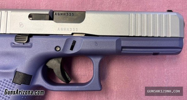 Glock 17 Gen5 Two-Tone Purple/"Satin Aluminum" 9x19 Semi-Auto Pistol
