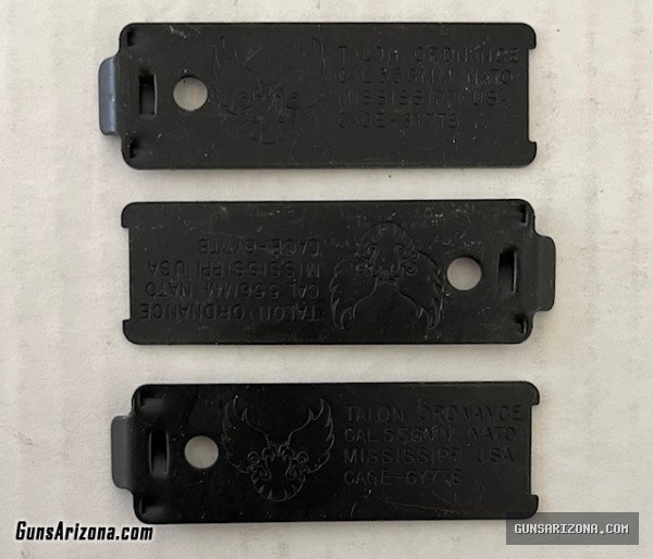 100 PACK / STAINLESS STEEL AR15/M16/M4 MAGAZINE FLOOR PLATE / NEW CONDITION
