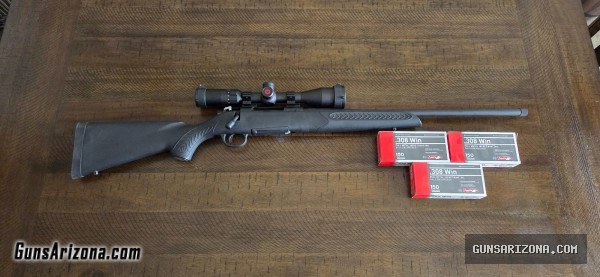 Thompson Center Compass II 308 Win. Bolt Action Rifle with Scope and Ammo