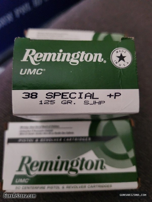 Remington 38 Special +P Ammo