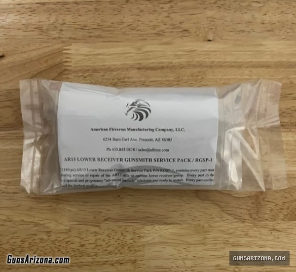 AFMC / AR15/M16/M4 LOWER RECEIVER GUNSMITH SERVICE PACK / 200 PCS / NEW