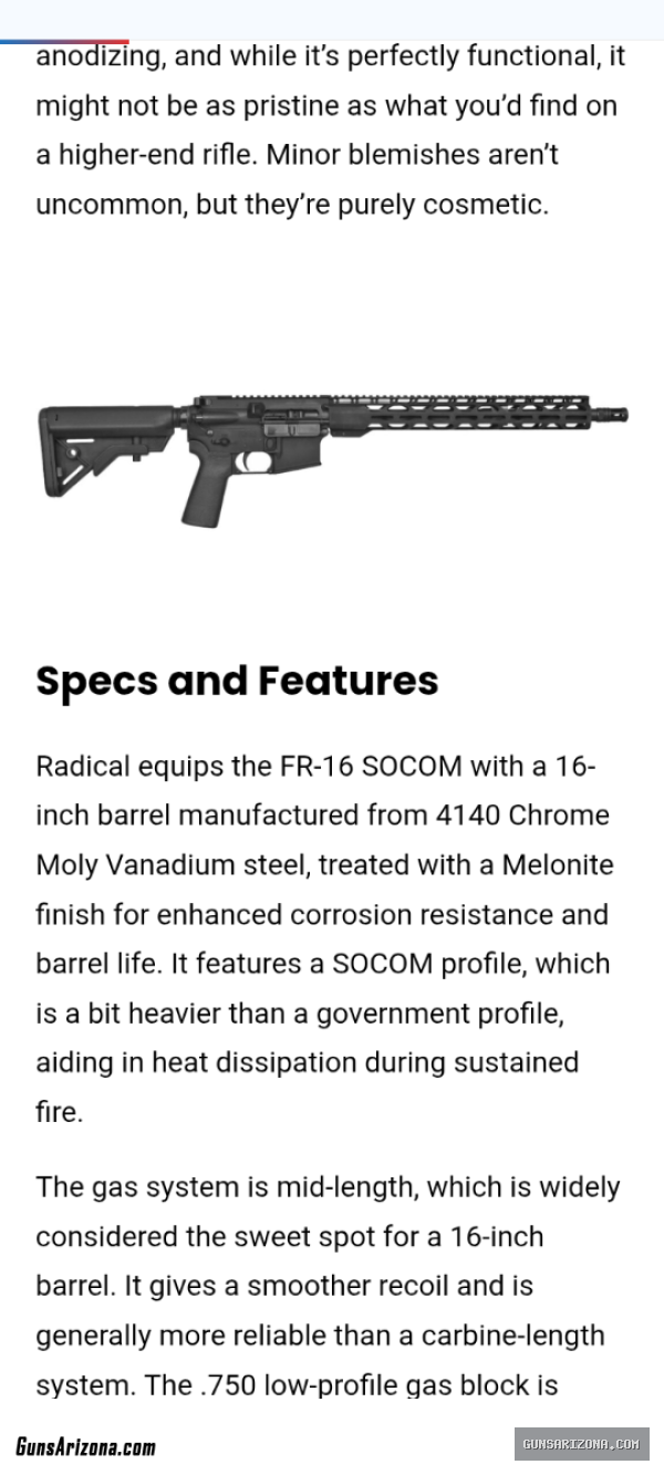 Radical socom 556