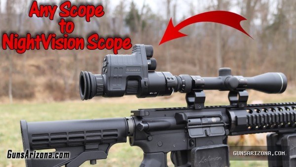 BOTH Oneleaf.ai Commander NV100 Rifle Scope Night Vision + IR Monocular