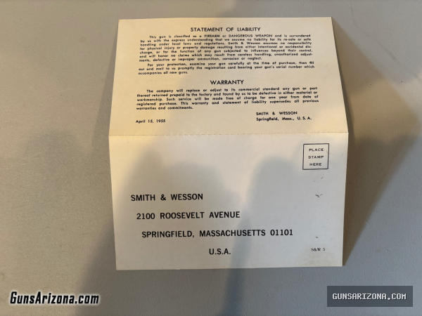Smith & Wesson Model 18-3 Rimfire Revolver .22 Combat Masterpiece
