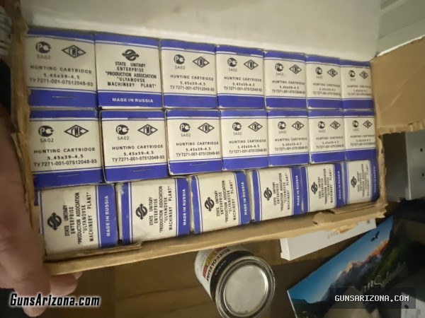 5.45. Case of ammo - Ulyanovsk on box!