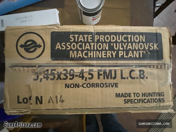 5.45. Case of ammo - Ulyanovsk on box!