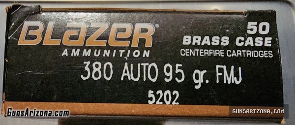 CCI Blazer 380 ammo for sale