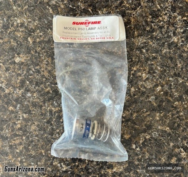 SUREFIRE P60 LAMP ASSEMBLY / 6V / NEW IN PACKAGE