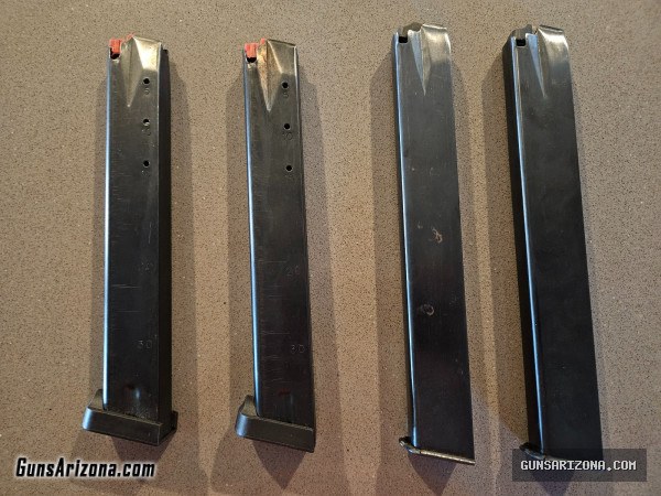 9mm extended 30-round steel magazines