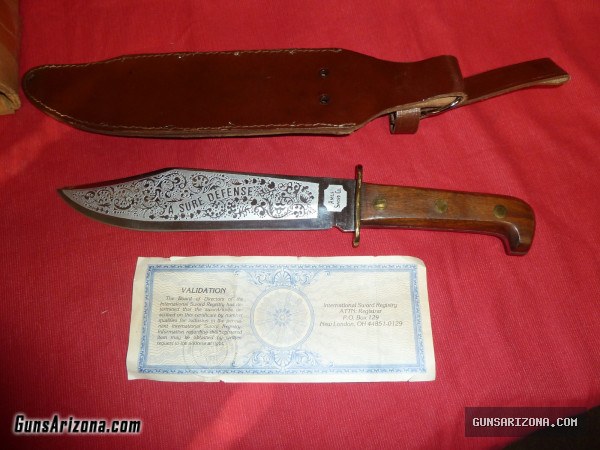 KNIVES; REMINGTON BOWIE,  WOODSMANS PAL, WESTERN BOWIE, AMES SWORD CO BOWIE