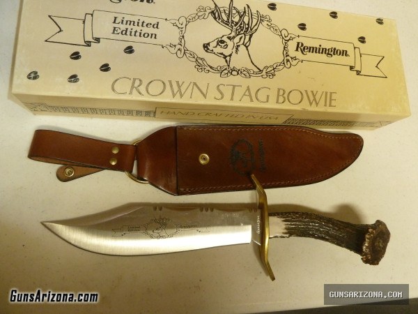 KNIVES; REMINGTON BOWIE,  WOODSMANS PAL, WESTERN BOWIE, AMES SWORD CO BOWIE