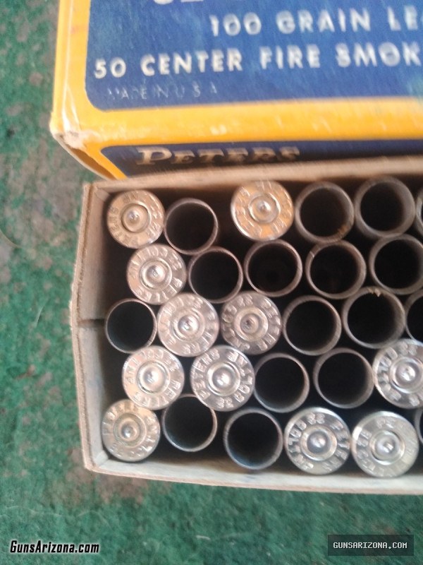 Colt 32 peters brass casings