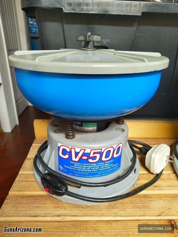 CV-500 VIBRATORY CARTRIDGE CASE CLEANER