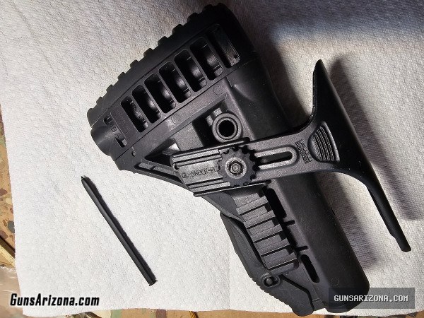 FAB DEFENCE BUTTSTOCK MONOPOD BUILT-IN ADJUSTABLE CHEEK REST $ 150.00 I WILL NOT RESPOND TO