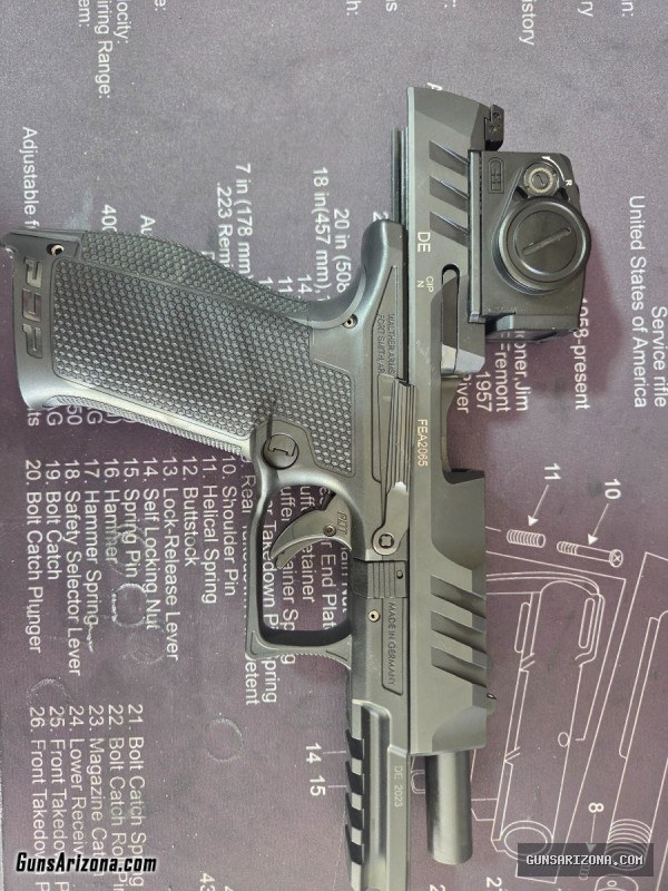 WALTHER PDP FS 9MM 4.5" 18RD OPTIC RDY