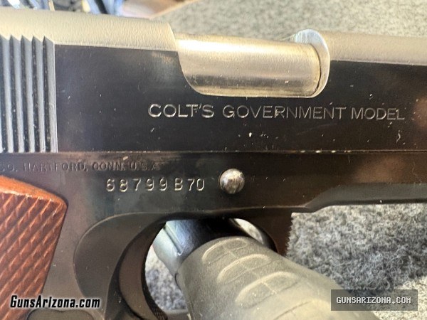 Colt MK4 series 70 1980 vintage enhanced