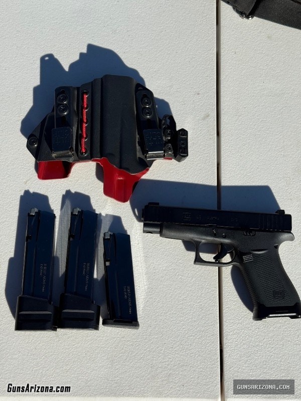 Glock 48 + Shield Arms double stack mags + AIWB holster