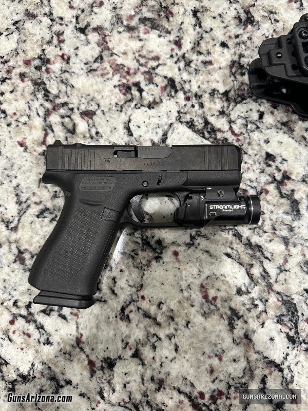 Glock 43x mos with tlr-holster