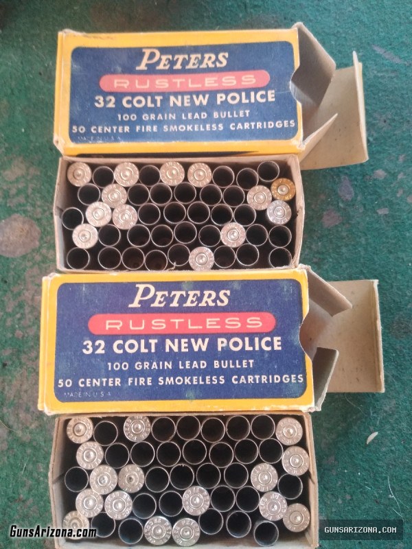 Colt 32 peters brass casings
