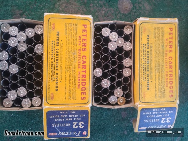 Colt 32 peters brass casings