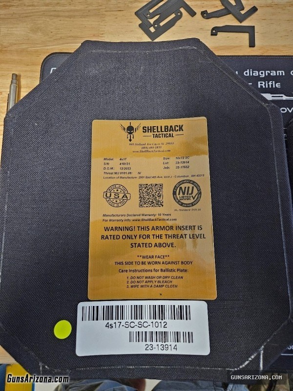 Shellback Tactical Level 4 Ceramic Plates