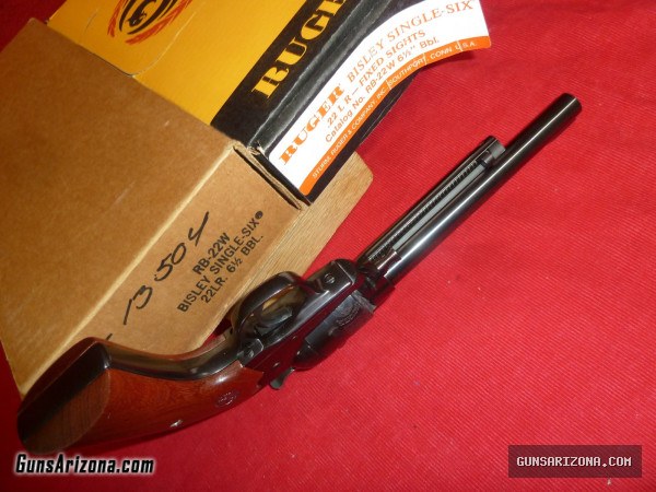 1986 RUGER BISLEY SINGLE SIX .22LR 6.5