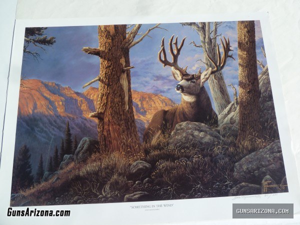 TOM MARSANARAZ  "SOMETHING IN THE WIND" PRINT