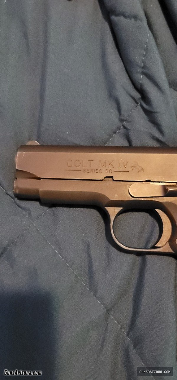 1990's Colt Sub Compact MKIV SER 80 Combat Commander/Officers ACP 3.5 in