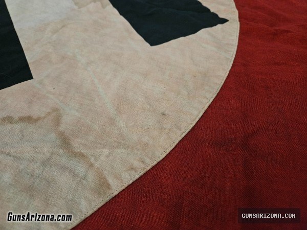 HUGE Nazi Germany WWII Flag Red & White Swaztika 114x58 WW2 Official Banner